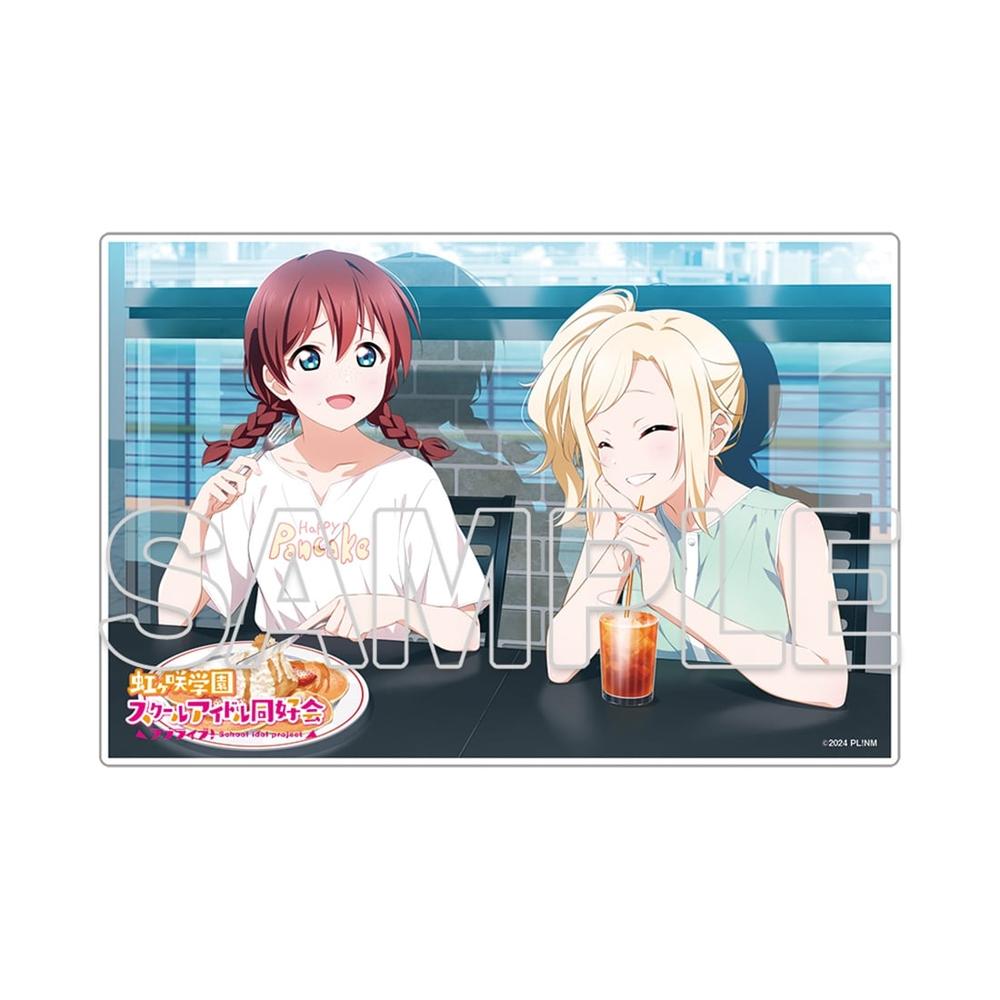 『ラブライブ!虹ヶ咲学園スクールアイドル同好会』ミニアクリルプレート 愛&エマ Image 2 | AniSmile
