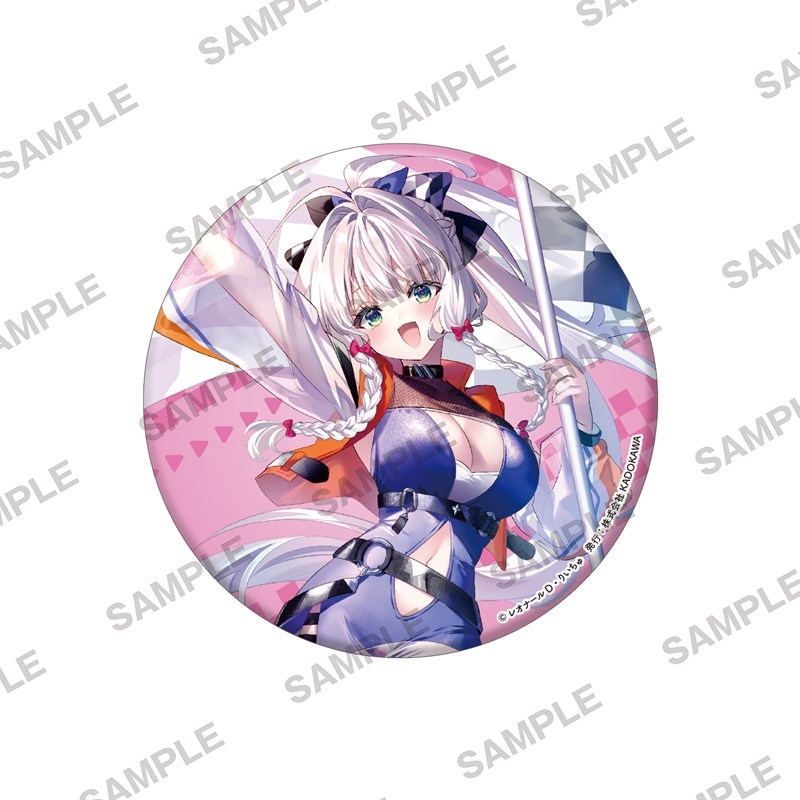 『モブ司祭だけど、この世界が乙女ゲームだと気づいたのでヒロインを育成します』ビッグホログラム缶バッジ レイナ レースクイーンVer. - AniSmile