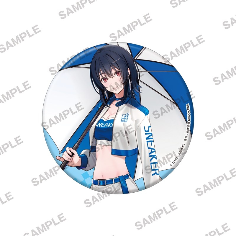 『クラスで2番目に可愛い女の子と友だちになった』ビッグホログラム缶バッジ 朝凪海 レースクイーンVer. - AniSmile