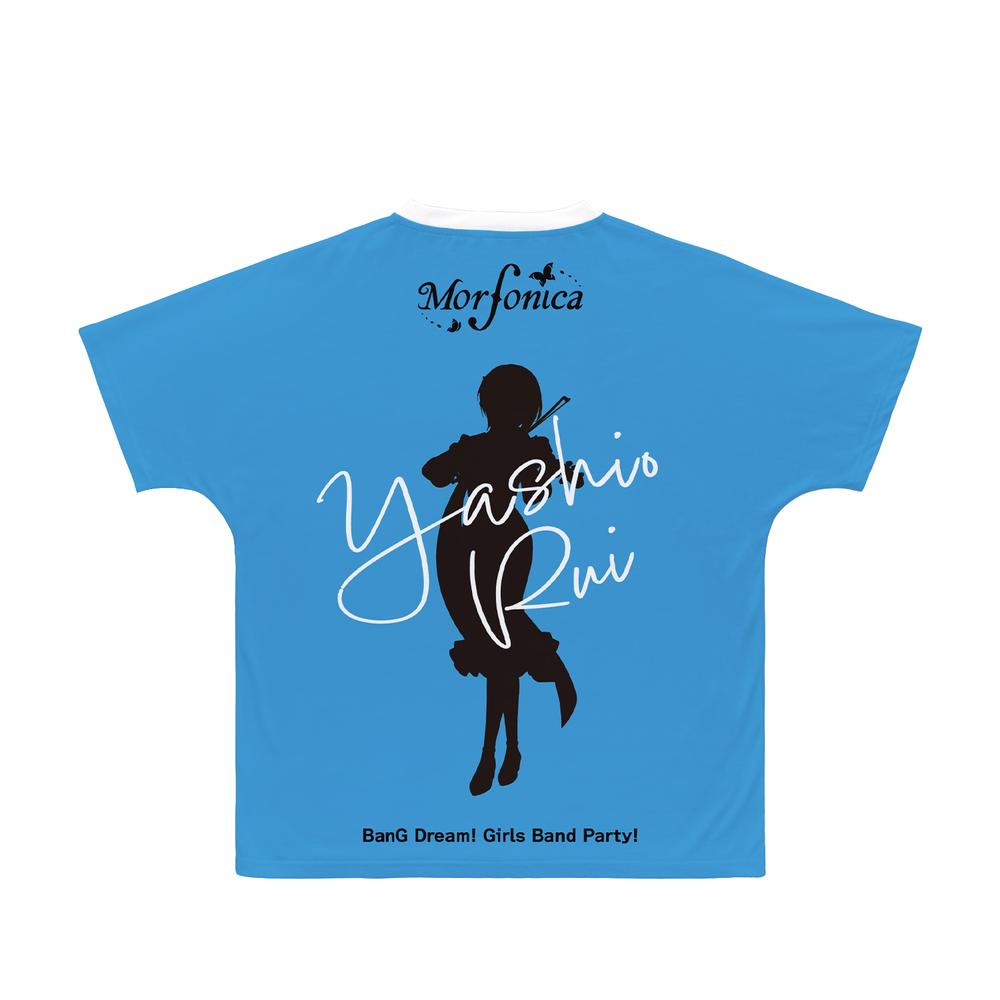 BanG Dream! ガールズバンドパーティ! 八潮 瑠唯 Ani-Art 第5弾 フルグラフィックTシャツユニセックス(サイズ/XL) 图片 3 | AniSmile