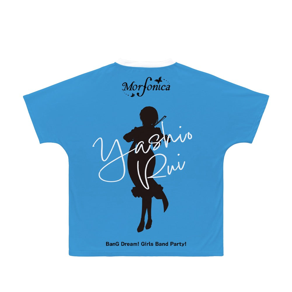 BanG Dream! ガールズバンドパーティ! 八潮 瑠唯 Ani-Art 第5弾 フルグラフィックTシャツユニセックス(サイズ/XXS) 图片 3 | AniSmile