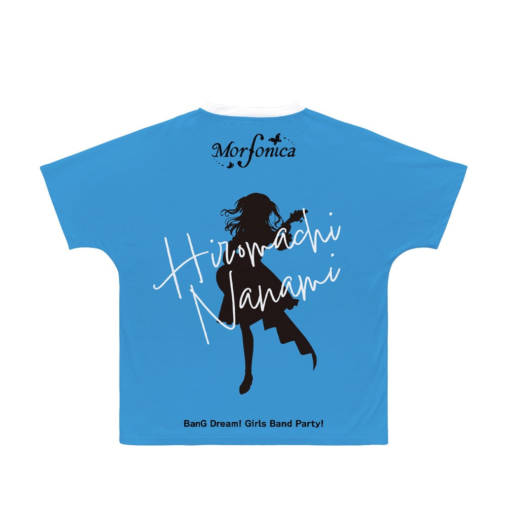 BanG Dream! ガールズバンドパーティ! 広町 七深 Ani-Art 第5弾 フルグラフィックTシャツユニセックス(サイズ/XXS) Image 3 | AniSmile