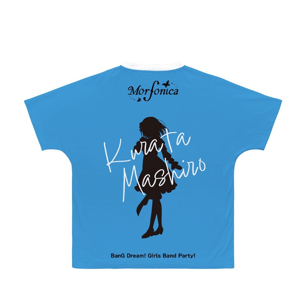 BanG Dream! ガールズバンドパーティ! 倉田 ましろ Ani-Art 第5弾 フルグラフィックTシャツユニセックス(サイズ/XXS) Image 3 | AniSmile