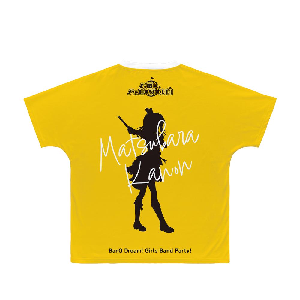 BanG Dream! ガールズバンドパーティ! 松原 花音 Ani-Art 第5弾 フルグラフィックTシャツユニセックス(サイズ/XXL) Image 3 | AniSmile