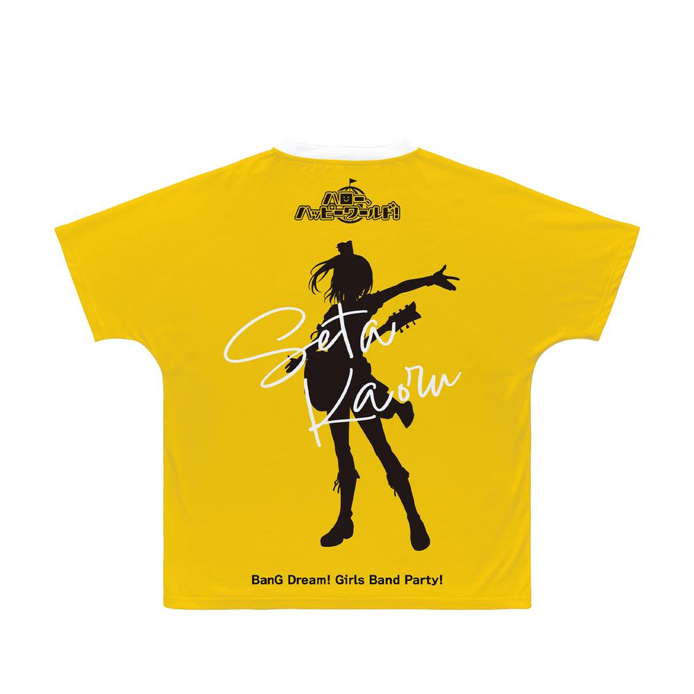 BanG Dream! ガールズバンドパーティ! 瀬田 薫 Ani-Art 第5弾 フルグラフィックTシャツユニセックス(サイズ/XXXL) 图片 3 | AniSmile