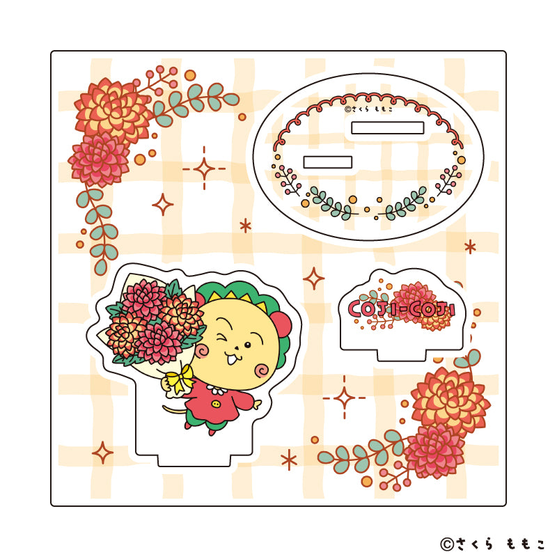 アクリルスタンドプレート「COJI-COJI」05/ダリア(描き下ろしイラスト) - AniSmile