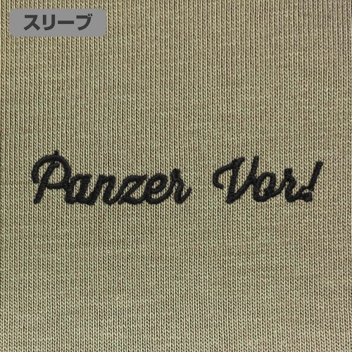 ガールズ&パンツァー 最終章 黒森峰女学園 ワンポイント刺繍Tシャツ/SAND KHAKI-L Image 4 | AniSmile