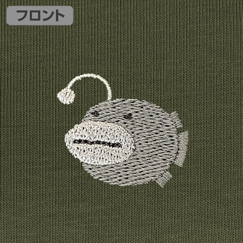 ガールズ&パンツァー 最終章 あんこうチーム ワンポイント刺繍Tシャツ/MOSS-L Image 3 | AniSmile