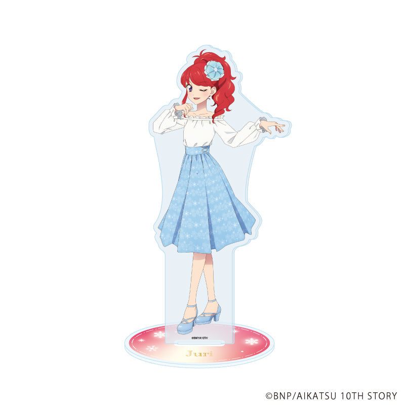 アクリルスタンド「アイカツ!」22/紅林珠璃 雪柄コーデver.(描き下ろしイラスト) - official product image | AniSmile