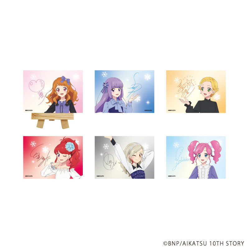 キャンバスボードミニ「アイカツ!」06/雪柄コーデver. トレーディング(全6種)(描き下ろしイラスト) - 公式商品画像 | AniSmile