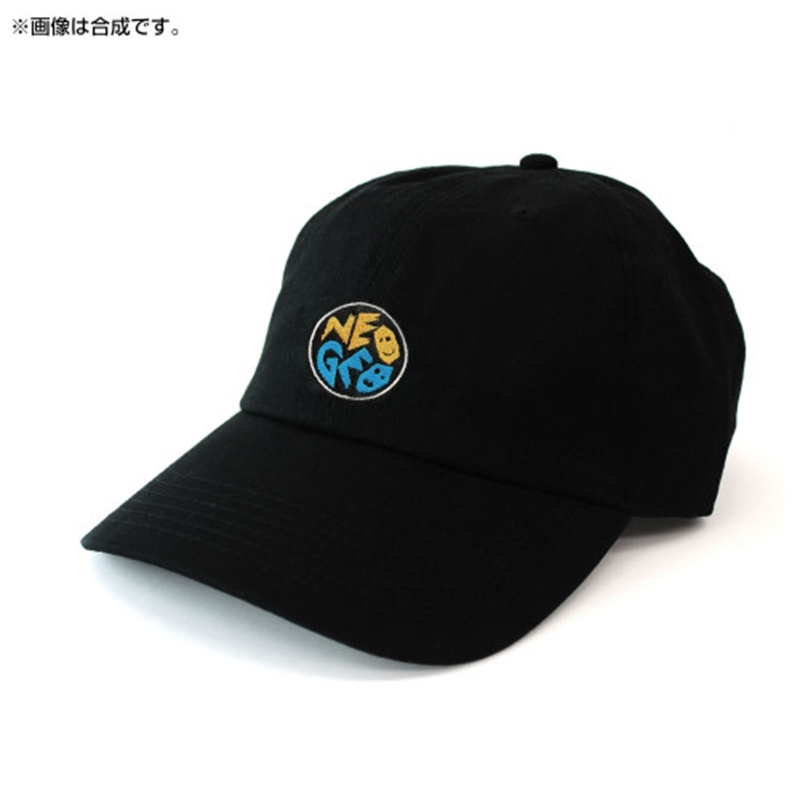 NEOGEO 刺繍ローキャップ/BLACK - official product image | AniSmile