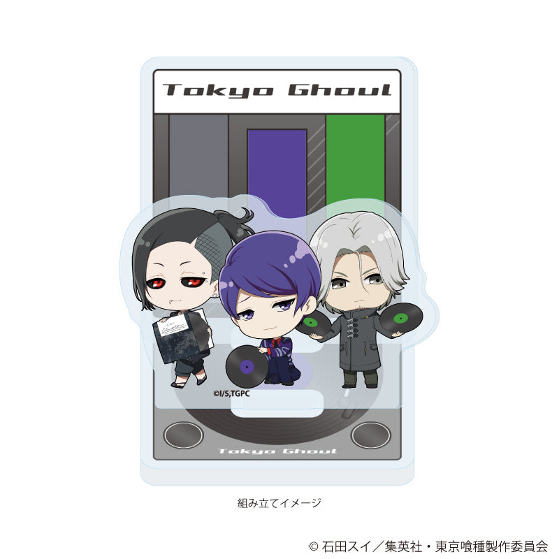 アクリルスタンドプレート「東京喰種」06/月山&ウタ&四方(ミニキャライラスト) Image 2 | AniSmile