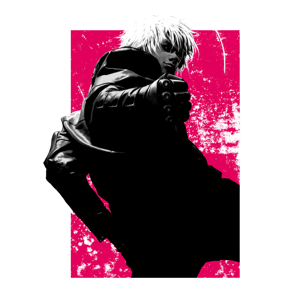 THE KING OF FIGHTERS 2002 K´ Tシャツ/WHITE-S 画像 2 | AniSmile