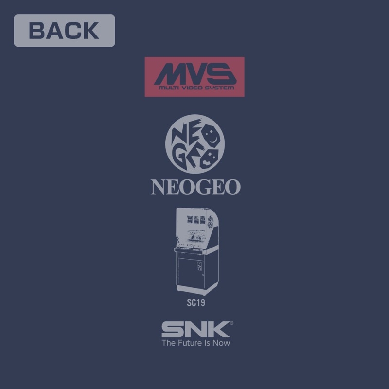 MVS NEOGEO Tシャツ/SLATE-M 画像 5 | AniSmile
