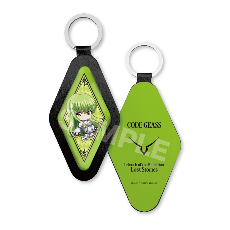 コードギアス 反逆のルルーシュ ロストストーリーズ レザーキーホルダー /02 C.C.(ミニキャラ) - 公式商品画像 | AniSmile