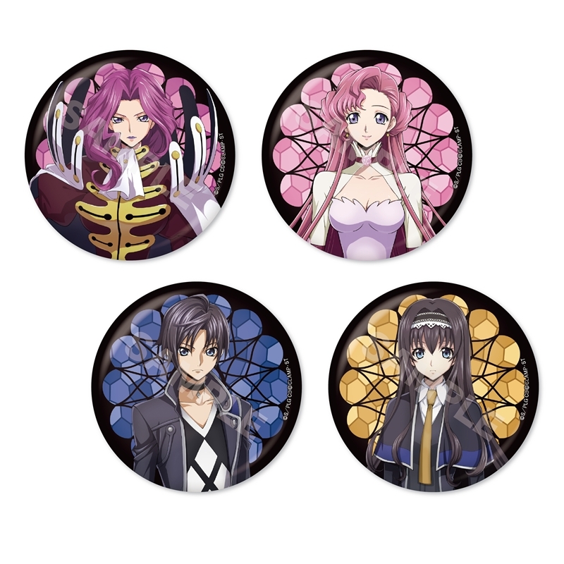 コードギアス 反逆のルルーシュ ロストストーリーズ メタリック缶バッジ /01 BOXA(全8種) 图片 3 | AniSmile