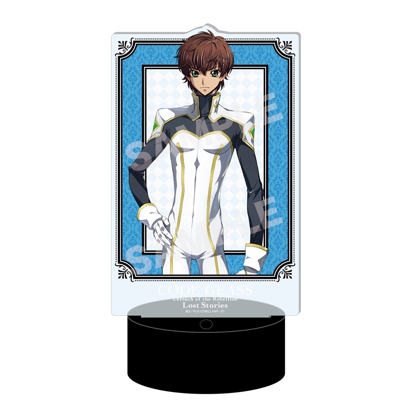 コードギアス 反逆のルルーシュ ロストストーリーズ LEDビッグアクリルスタンド /03 スザク - 公式商品画像 | AniSmile