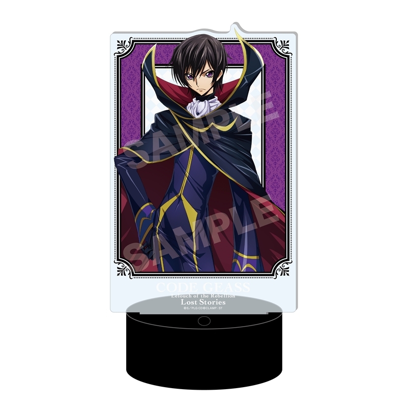 コードギアス 反逆のルルーシュ ロストストーリーズ LEDビッグアクリルスタンド /01 ルルーシュ - 公式商品画像 | AniSmile