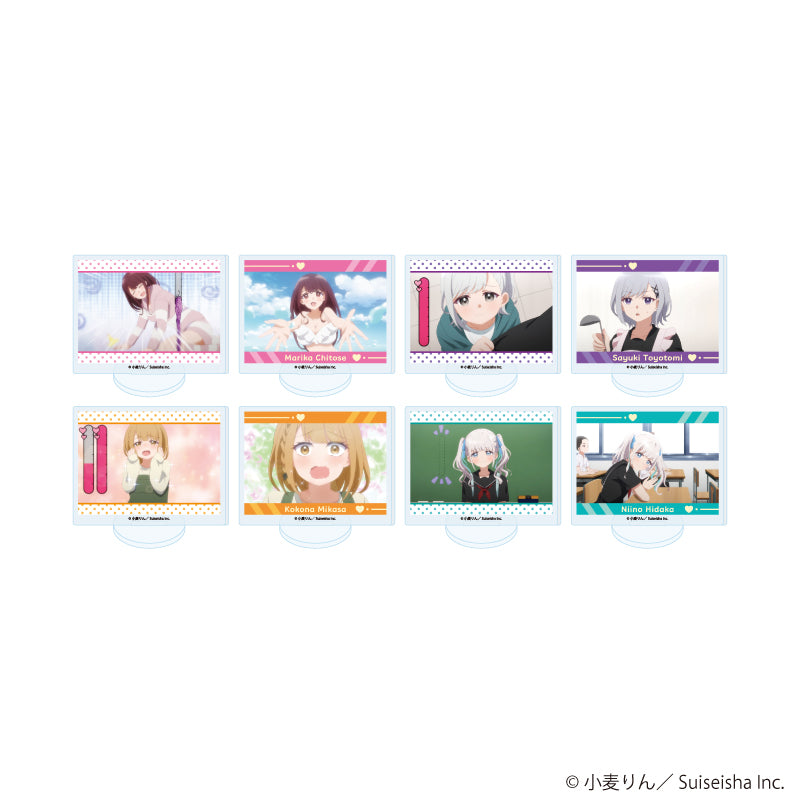 アクリルぷちスタンド「茉莉花ちゃんの好感度はぶっ壊れている」01/ブラインド(全8種)(場面写イラスト) - AniSmile