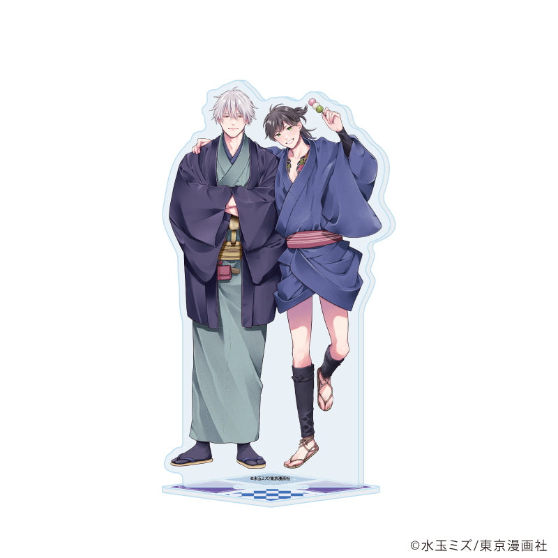 アクリルスタンド「虎に四目屋」01/四目屋宗明&虎 A(描き下ろしイラスト) - AniSmile