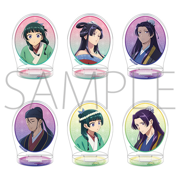 薬屋のひとりごと ちゅあスタ ミニチュアアクリルスタンドコレクション/牡丹、花菖蒲、シロツメクサ - AniSmile