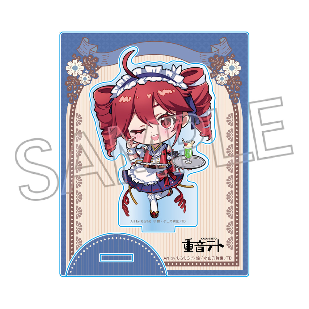 重音テト 和風モダンカフェ アクリルスタンド(S) デフォルメB Image 4 | AniSmile