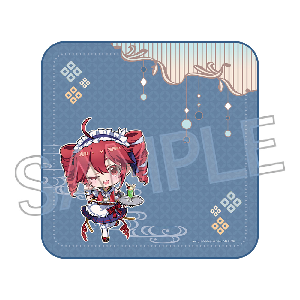 重音テト 和風モダンカフェ ミニタオル デフォルメB Image 2 | AniSmile