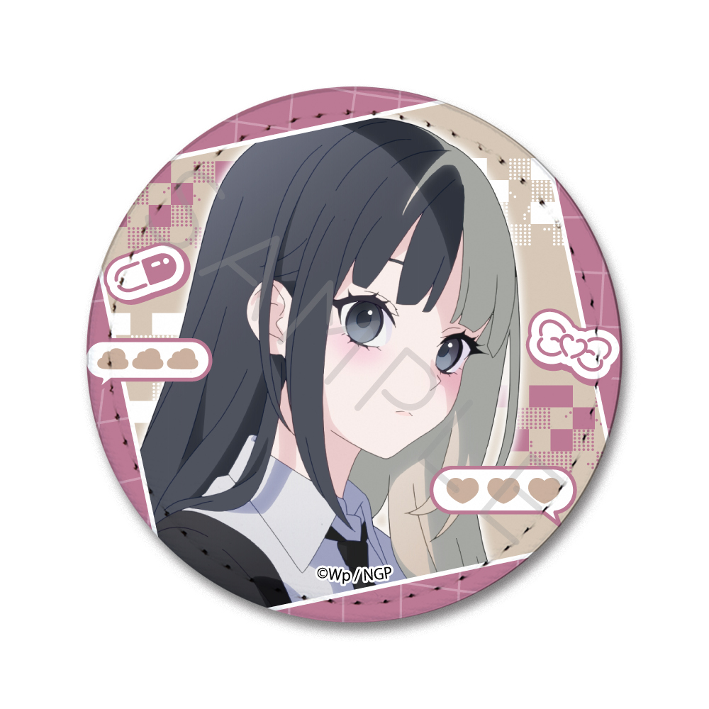 アニメ「NEEDY GIRL OVERDOSE」第2弾 レザーバッジ SC(かちぇ) Image 2 | AniSmile