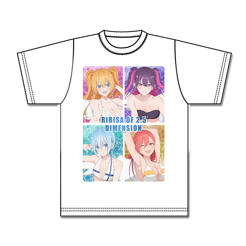 TVアニメ「2.5次元の誘惑」描き下ろし グラフィックTシャツ【水着ver.】 - AniSmile