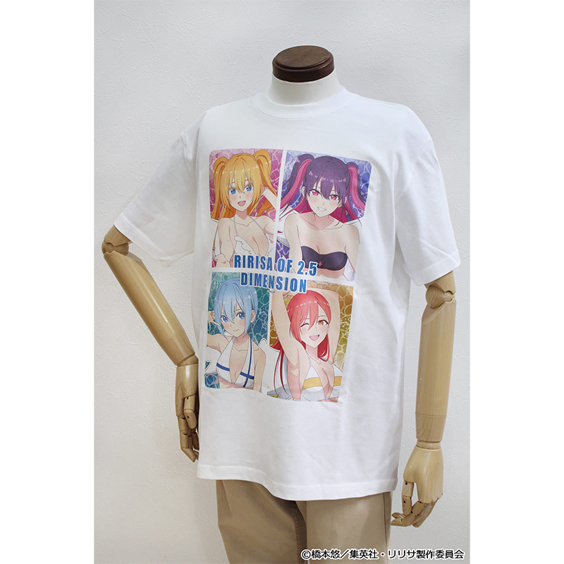 TVアニメ「2.5次元の誘惑」描き下ろし グラフィックTシャツ【水着ver.】 Image 3 | AniSmile