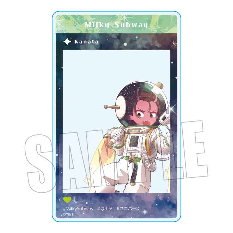 アクリルカード アニメ『銀河特急 ミルキー☆サブウェイ』/カナタ(ユニバース) - AniSmile