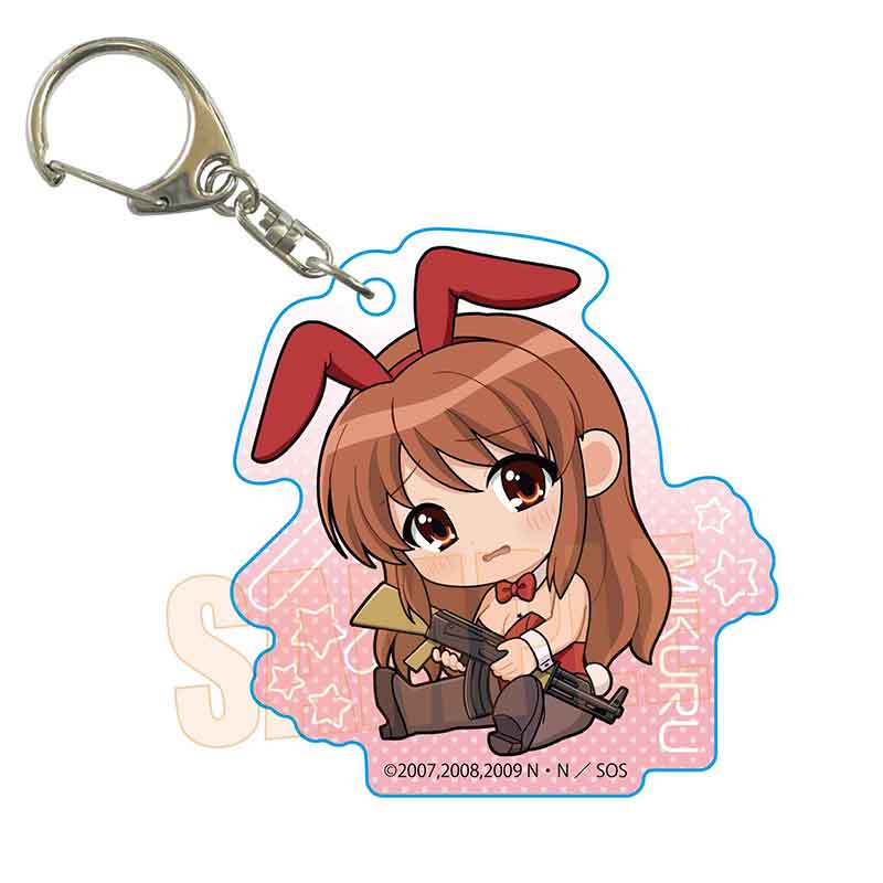 ぎゅぎゅっとアクリルキーホルダー 涼宮ハルヒの憂鬱/朝比奈 みくるB - AniSmile