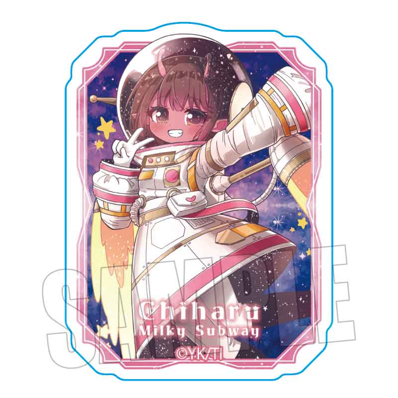 トレーディングダイカットステッカー アニメ『銀河特急 ミルキー☆サブウェイ』/ユニバース Image 2 | AniSmile