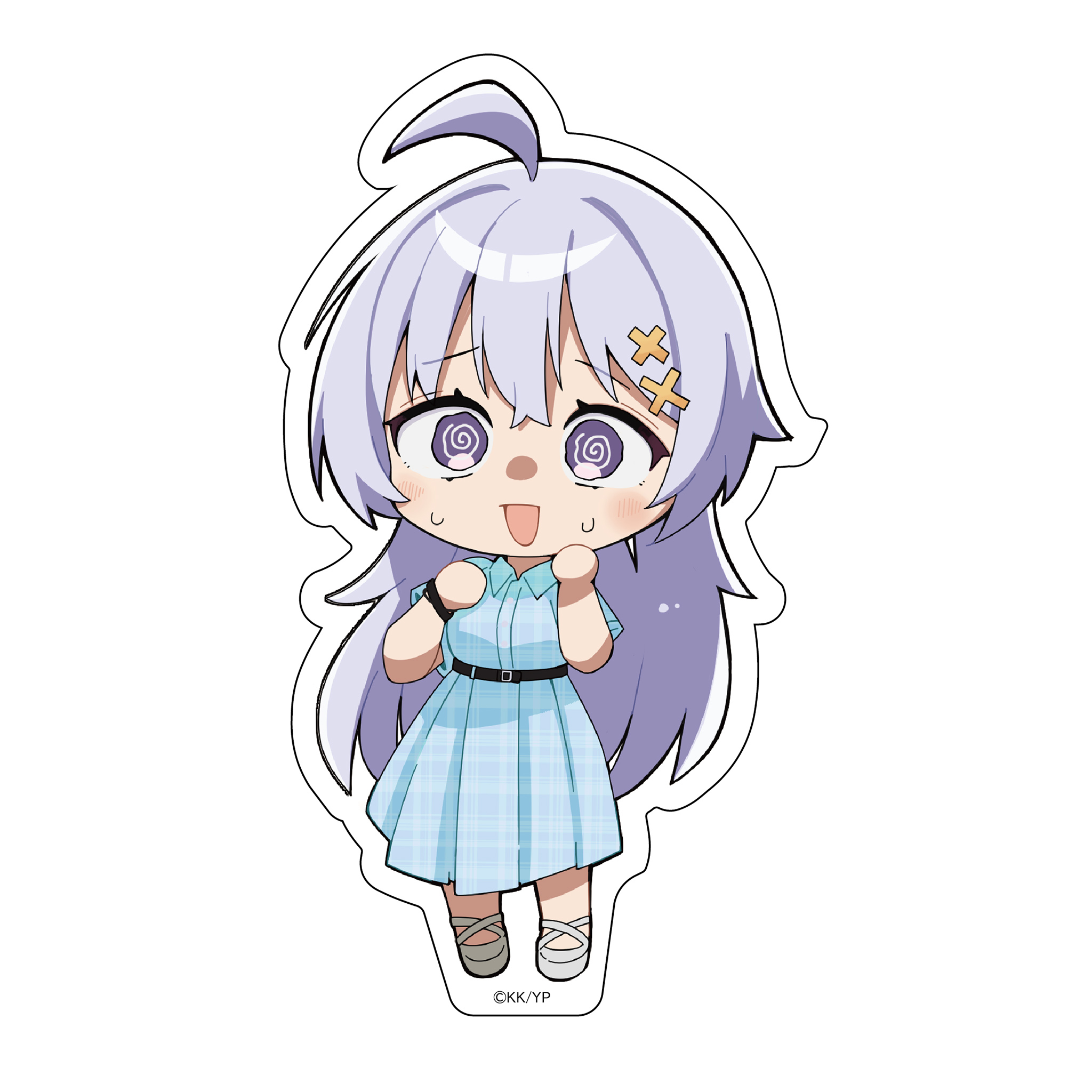 「よわよわ先生」ダイカットステッカー ひより(私服Ver.) Image 2 | AniSmile
