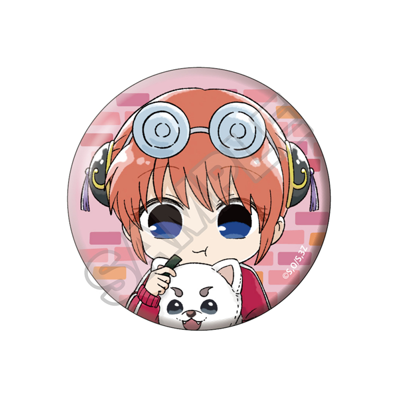 3年Z組銀八先生 ぷち窓 グリッター缶バッジ ※1BOX=8入 Image 4 | AniSmile