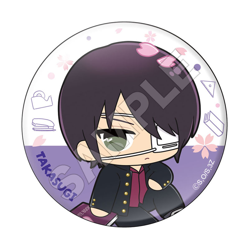 3年Z組銀八先生 ぬいぴ~すふれんず 缶バッジ ※1BOX=4入 画像 5 | AniSmile