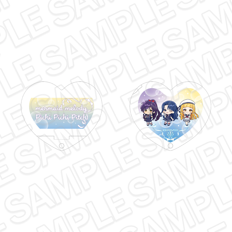 マーメイドメロディー ぴちぴちピッチ ハートミラー かれん&ノエル&ココ マリンルック デフォルメ ver. - AniSmile