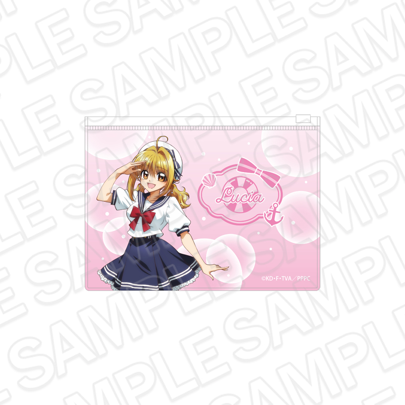 マーメイドメロディー ぴちぴちピッチ クリアポーチ 七海 るちあ マリンルック ver. - AniSmile