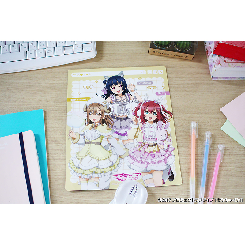 ラブライブ!サンシャイン!! 描き下ろし マウスパッド【1年生】アニマル衣装 Image 3 | AniSmile