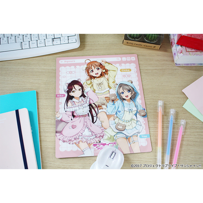 ラブライブ!サンシャイン!! 描き下ろし マウスパッド【2年生】アニマル衣装 Image 3 | AniSmile