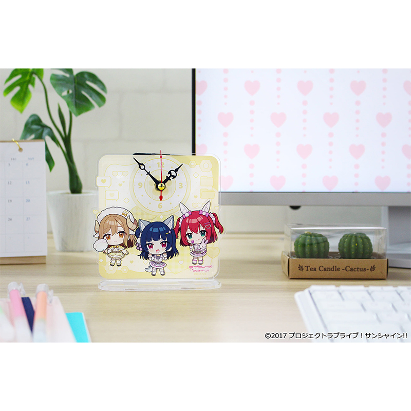 ラブライブ!サンシャイン!! ぷちちょこ ミニアクリル置時計【1年生】アニマル衣装 Image 3 | AniSmile
