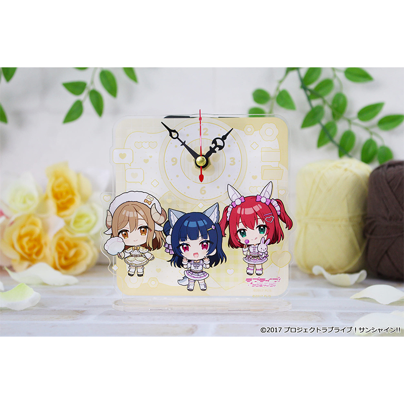 ラブライブ!サンシャイン!! ぷちちょこ ミニアクリル置時計【1年生】アニマル衣装 Image 2 | AniSmile