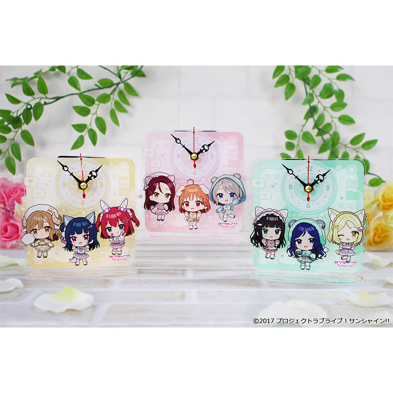 ラブライブ!サンシャイン!! ぷちちょこ ミニアクリル置時計【1年生】アニマル衣装 Image 4 | AniSmile