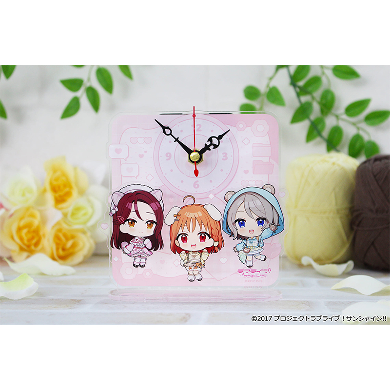 ラブライブ!サンシャイン!! ぷちちょこ ミニアクリル置時計【2年生】アニマル衣装 Image 2 | AniSmile