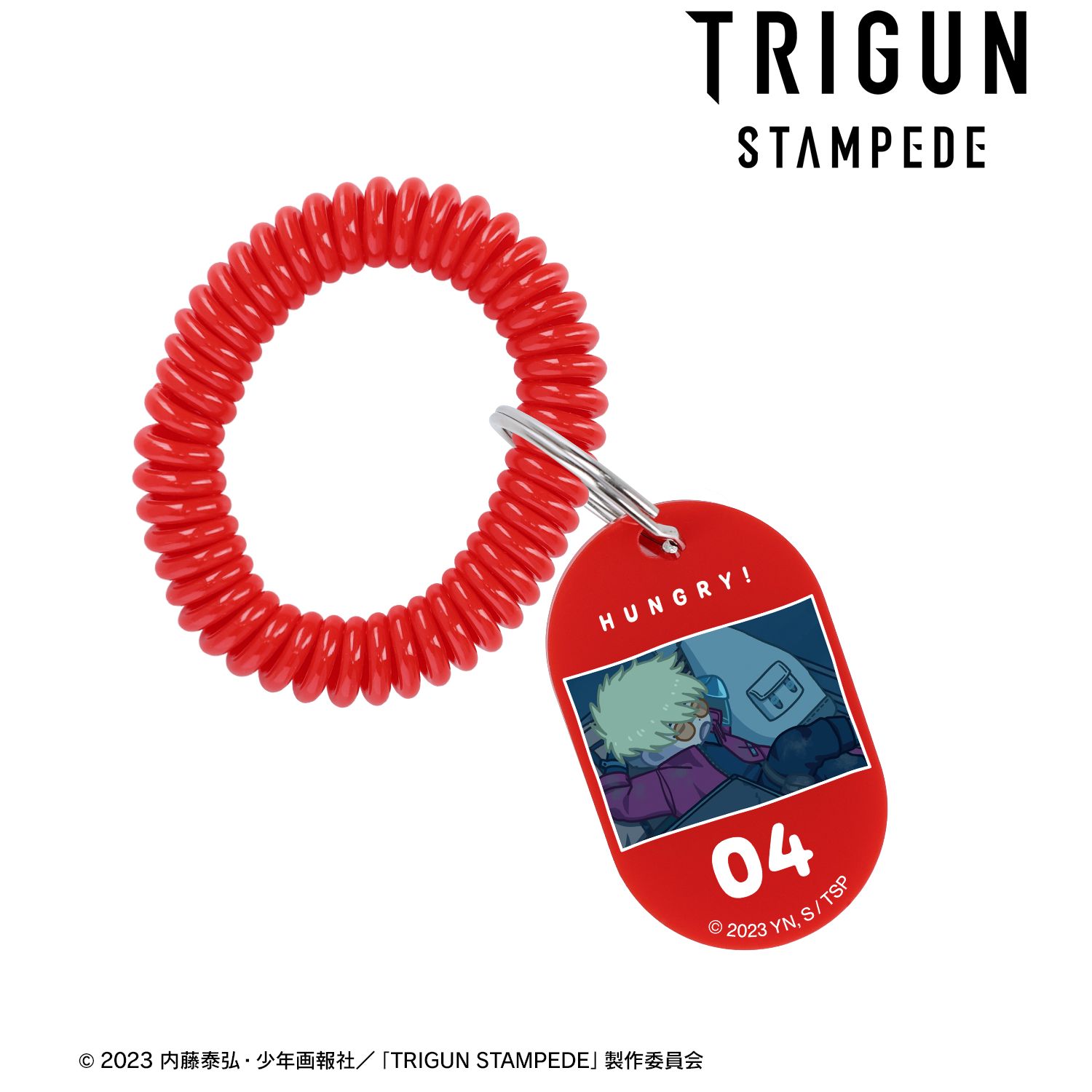 TVアニメ「TRIGUN STAMPEDE」 ヴァッシュ・ザ・スタンピード ゆるコマ ロッカーキー風アクリルキーホルダー ver.B 图片 2 | AniSmile