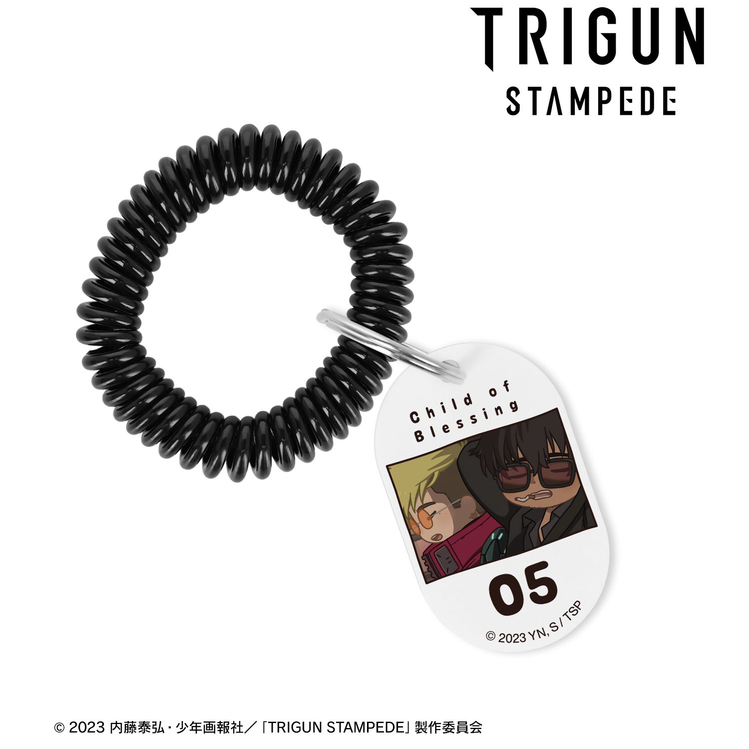 TVアニメ「TRIGUN STAMPEDE」 ヴァッシュ&ニコラス ゆるコマ ロッカーキー風アクリルキーホルダー ver.A 图片 2 | AniSmile