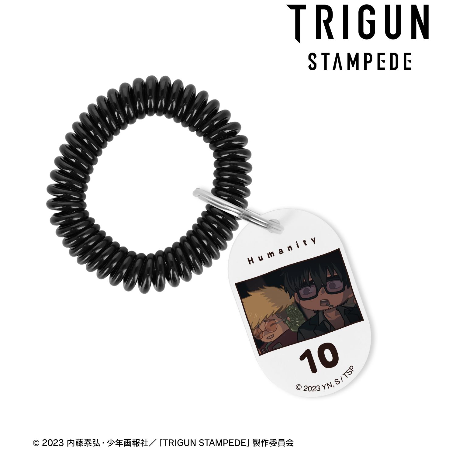 TVアニメ「TRIGUN STAMPEDE」 ヴァッシュ&ニコラス ゆるコマ ロッカーキー風アクリルキーホルダー ver.B - AniSmile