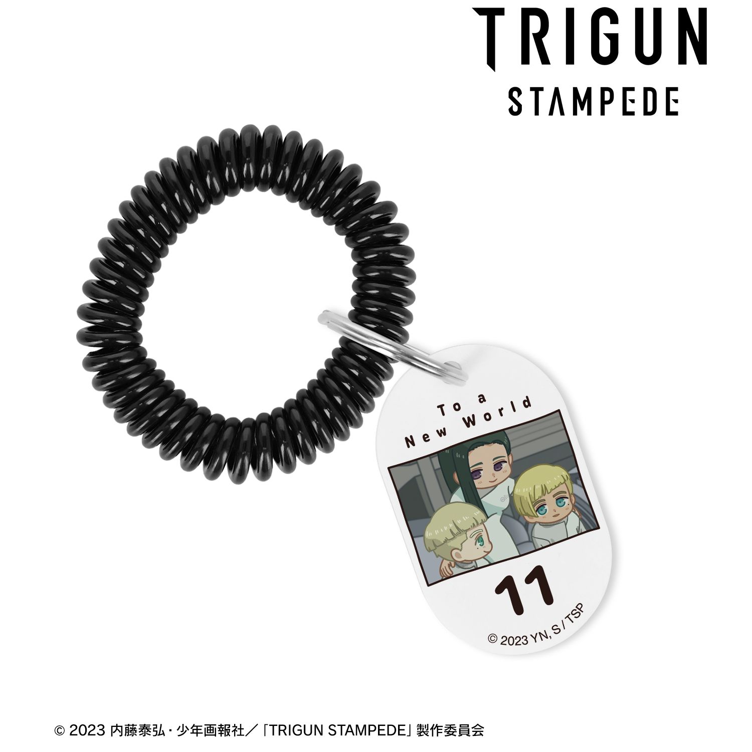 TVアニメ「TRIGUN STAMPEDE」 ヴァッシュ&ナイヴズ&レム ゆるコマ ロッカーキー風アクリルキーホルダー 图片 2 | AniSmile