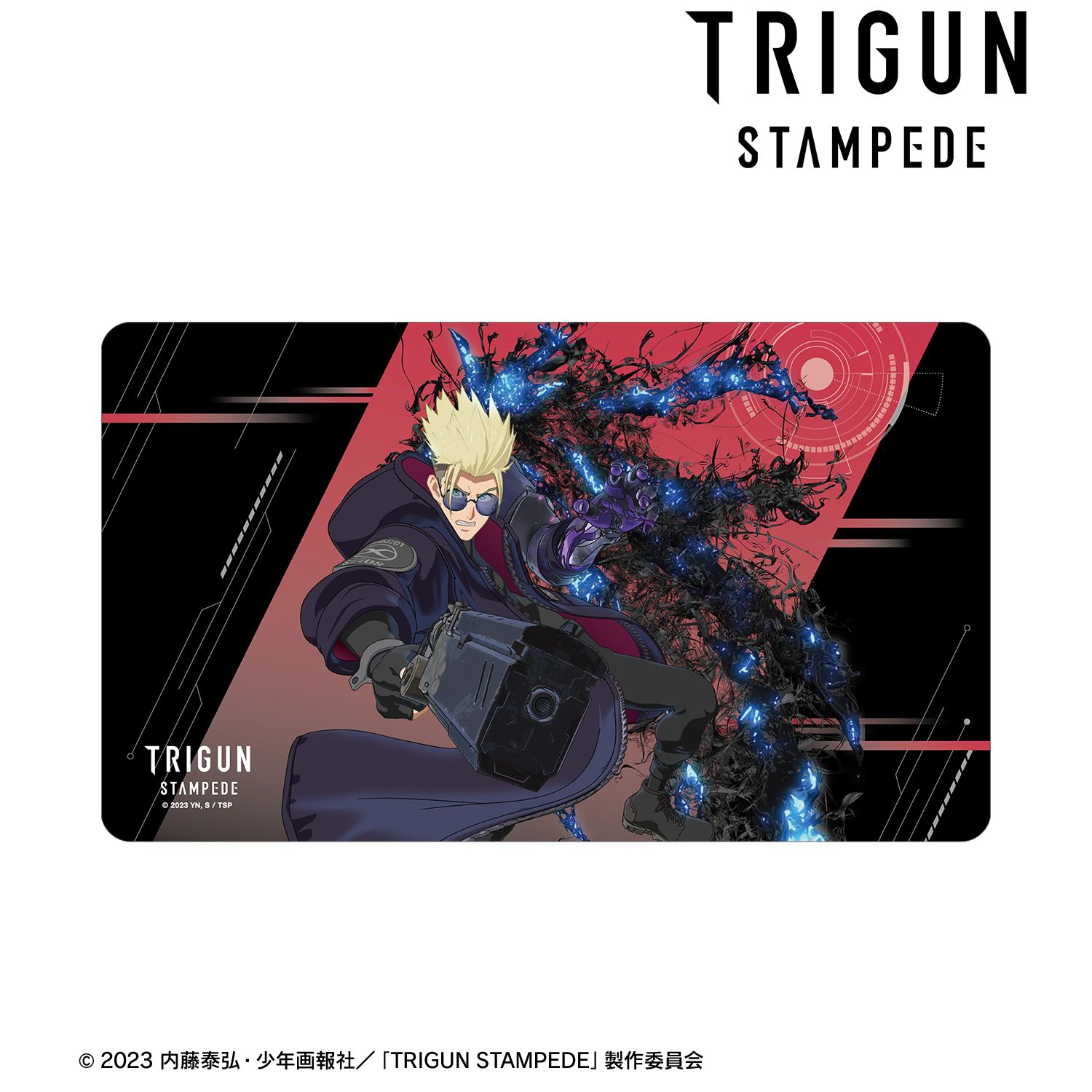 TVアニメ「TRIGUN STAMPEDE」 ヴァッシュ・ザ・スタンピード 放送1周年記念ビジュアルマルチデスクマット 图片 2 | AniSmile