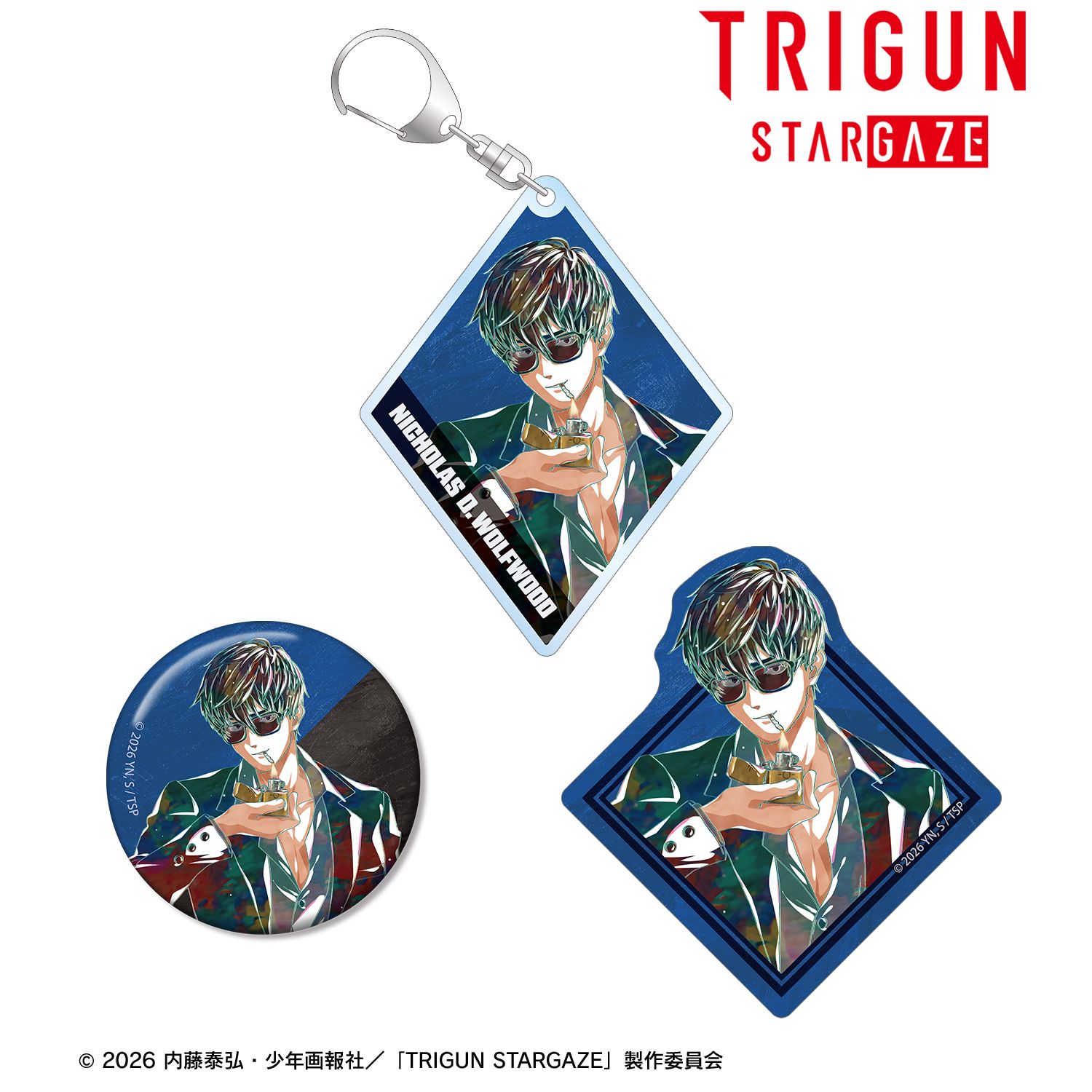 TVアニメ「TRIGUN STARGAZE」 ニコラス・D・ウルフウッド Ani-Art 第3弾 お土産セット 图片 2 | AniSmile